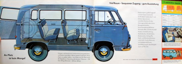 Ford Taunus Transit Modelprogram 1962 "Der wirtschaftliche Eilfrachter" Carbrochure (8022)